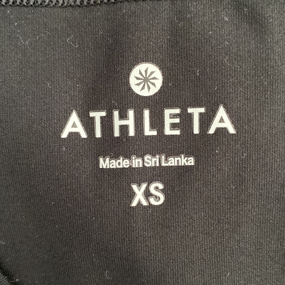 Athleta Mesh Splice Chi Muscle Tank Top Black XS P24 - Picture 7 of 8